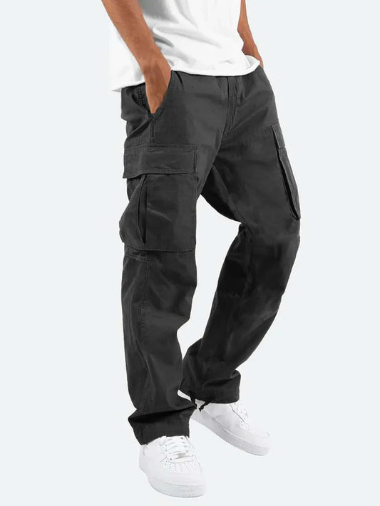 Men's Cargo Relaxed Fit Pants | Side Pockets