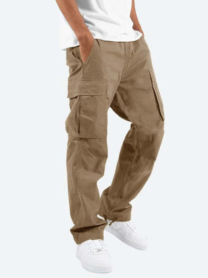Men's Cargo Relaxed Fit Pants | Side Pockets