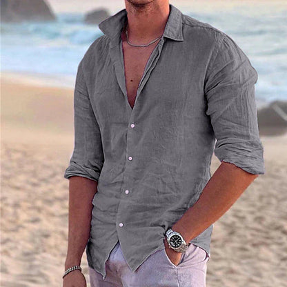 Men's Casual Summer Shirt | Long Sleeve