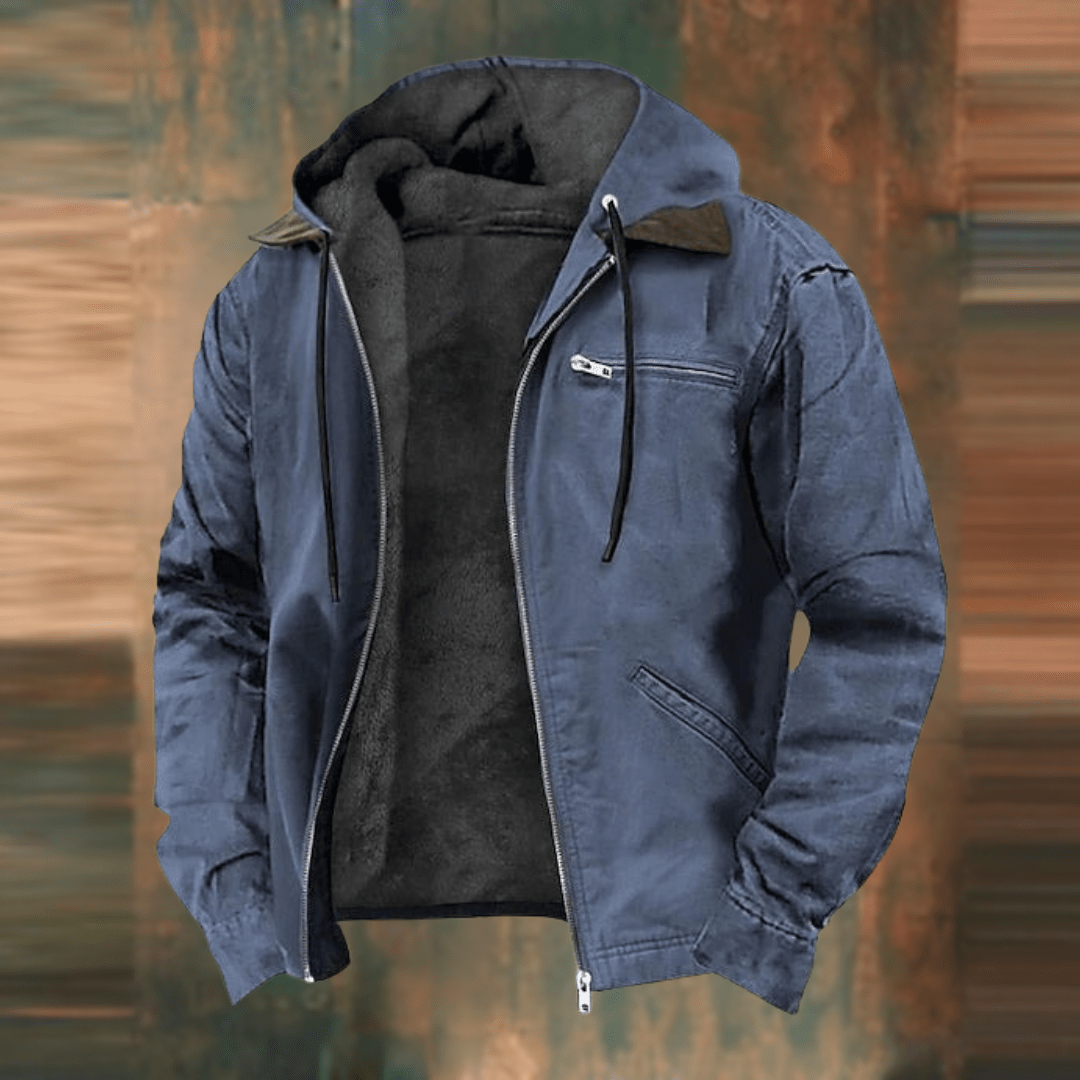 Men's Hooded Bomber Jacket | Zip Type