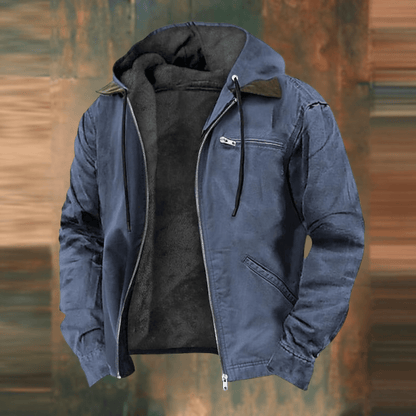 Men's Hooded Bomber Jacket | Zip Type