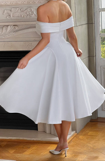 Gianetta Midi Dress - Ivory