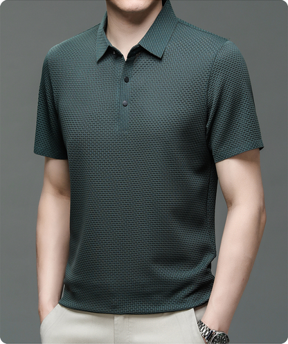 Men's Short Sleeve Structured Polo Shirt | Business Casual