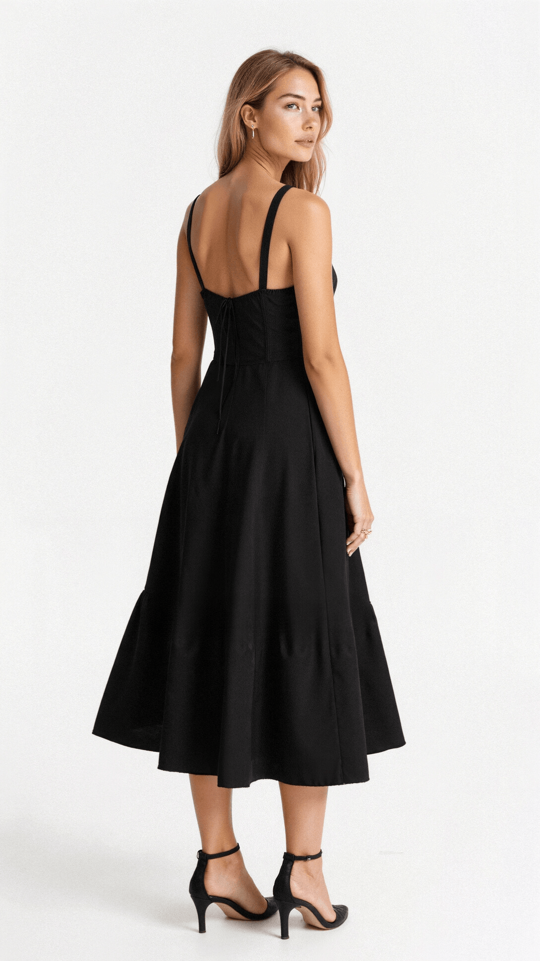 Party Corset Midi Dress | Slit
