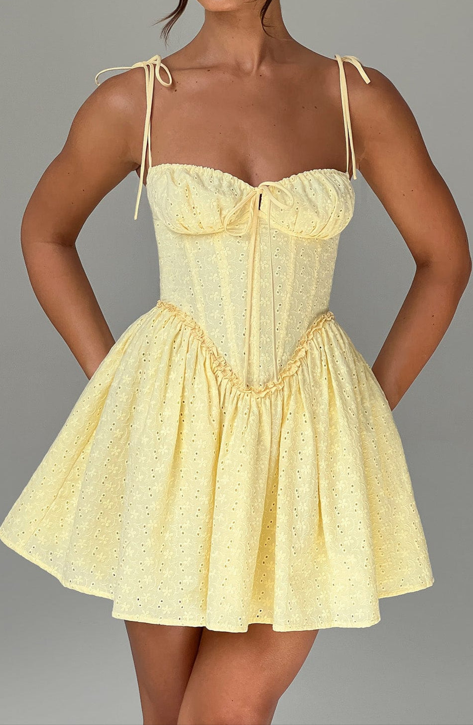 Pazienza Mini Dress - Lemon