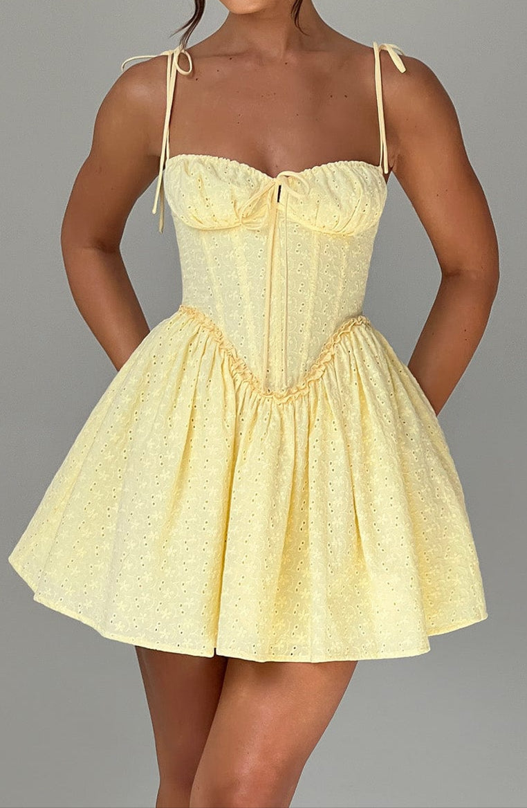 Pazienza Mini Dress - Lemon