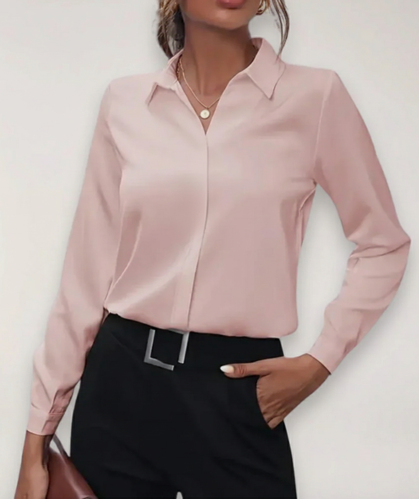 Women's Tailored Blouse | Button-Up