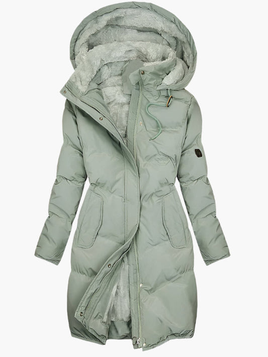 Women's Quilted Hooded Coat | Winter