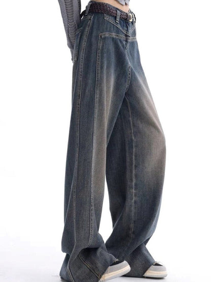 2000s Y2K Vintage Baggy Boyfriend Jeans with Wash Effect