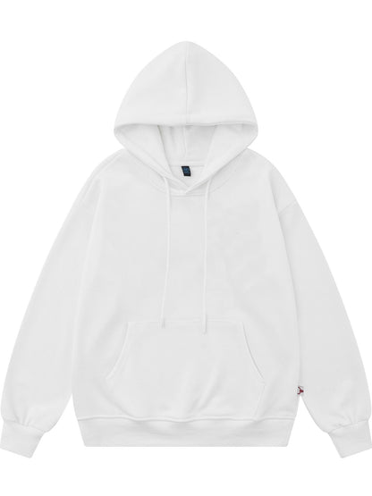 Oversized Basic Solid Unisex Hoodie