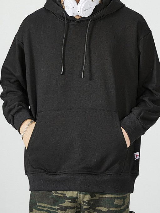 Oversized Basic Solid Unisex Hoodie