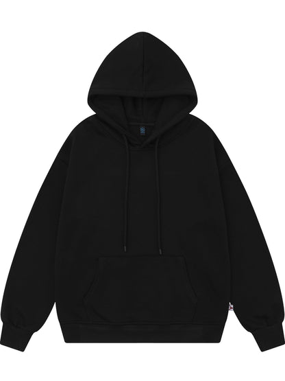 Sudadera con capucha unisex sólida de gran tamaño