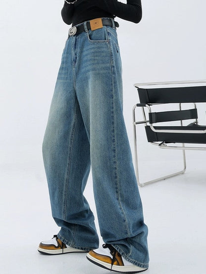 2000s Y2k Blue Wash Baggy Boyfriend Jeans