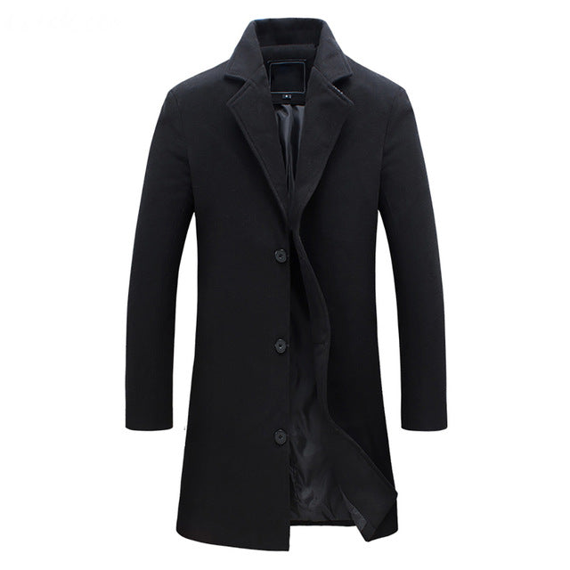 Men's Trench Keep Warm Coat | Winter