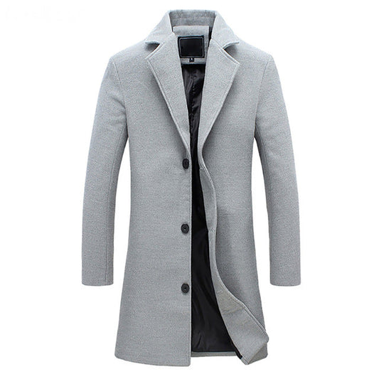 Men's Trench Keep Warm Coat | Winter