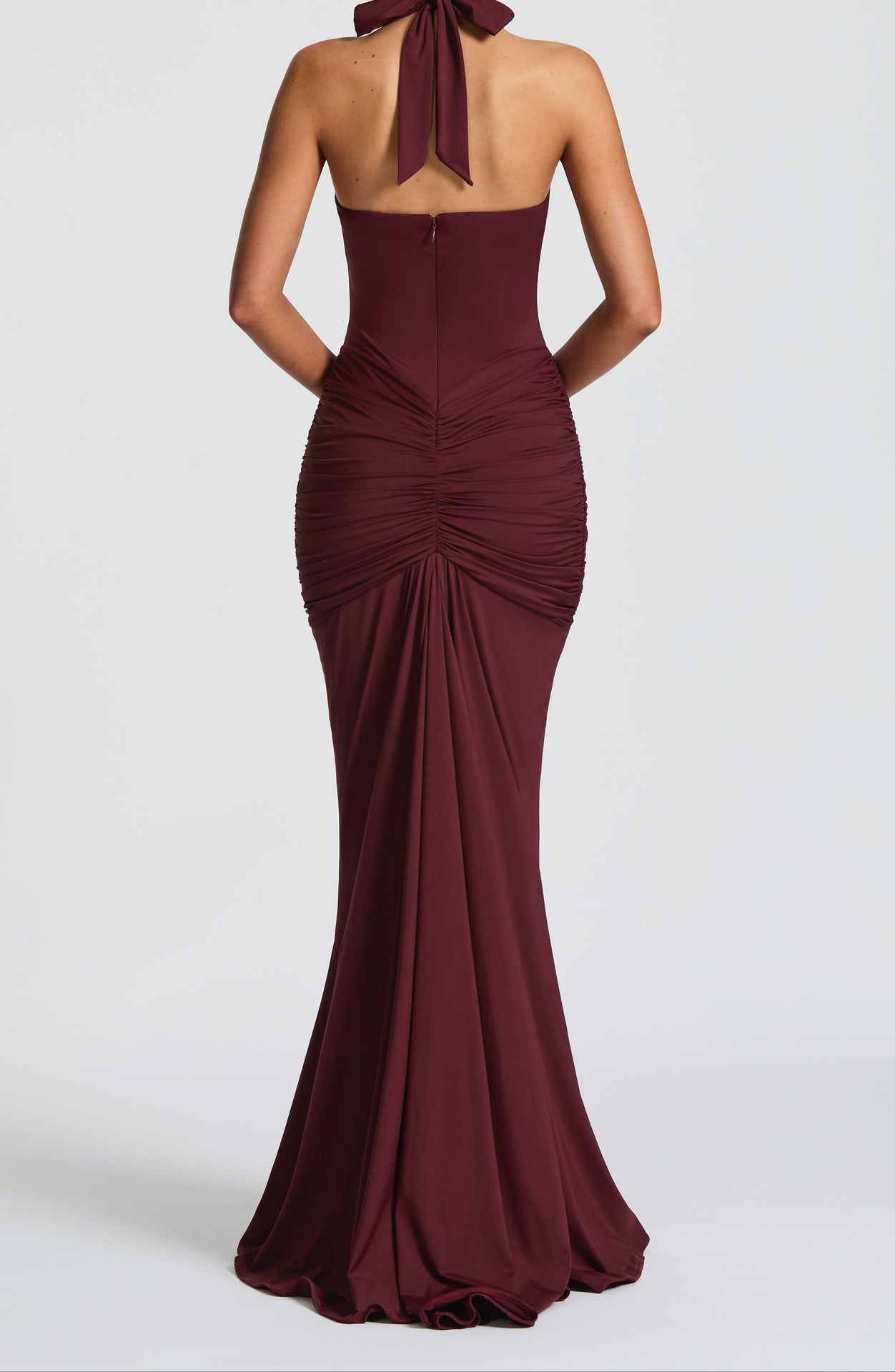 Elvera Maxi Dress - Cherry Lacquer