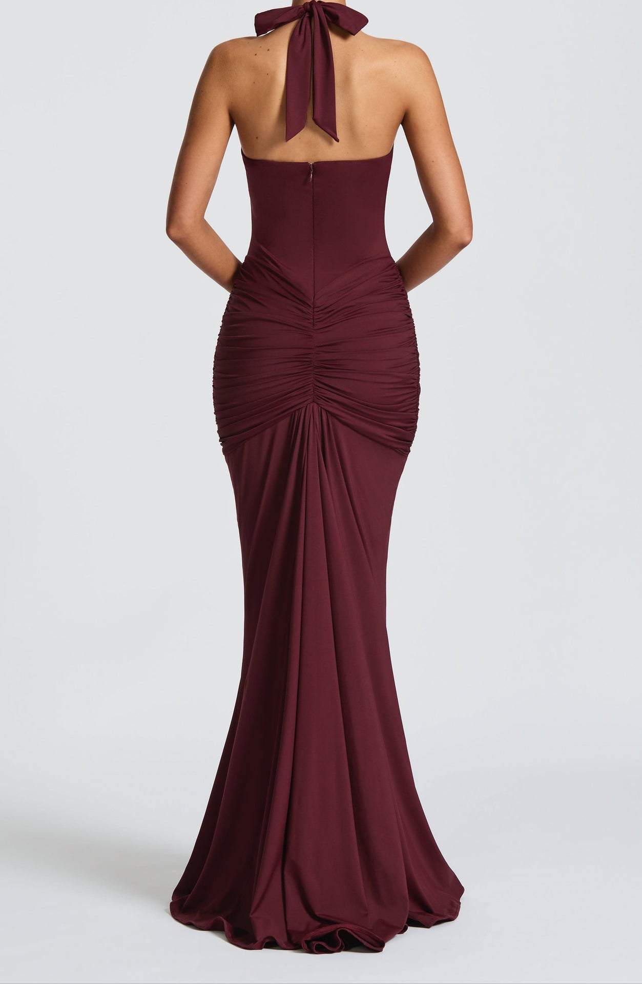 Graziana Maxi Dress - Cherry Lacquer