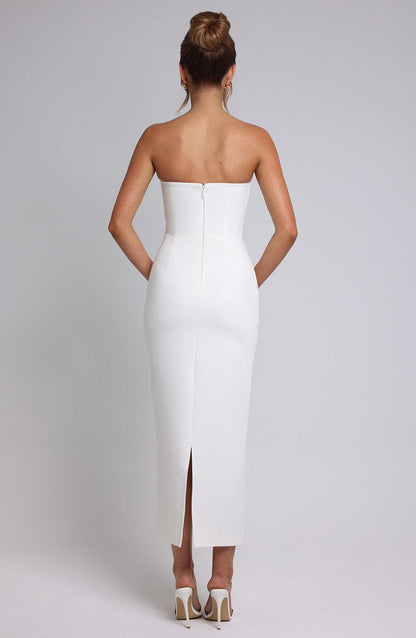 Vanessa Midaxi Dress-Ivory