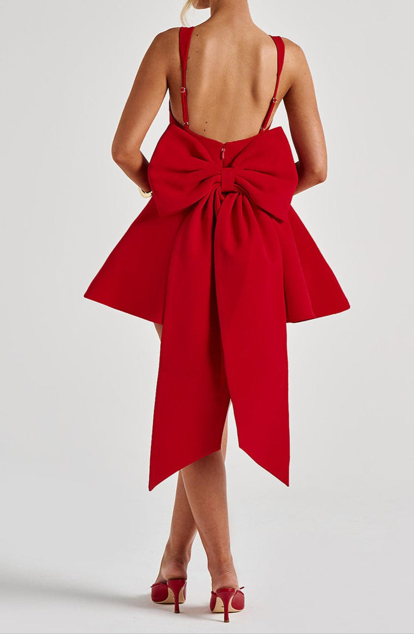 Edvige Mini Dress - Red