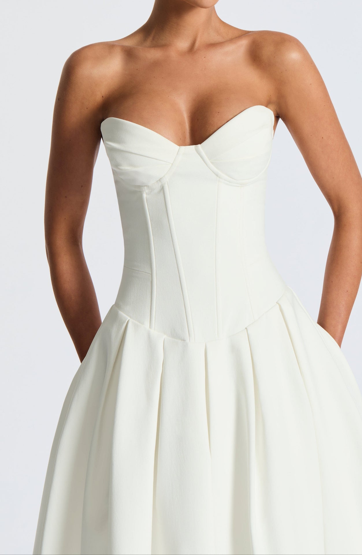 Amadea Midi Dress - Ivory