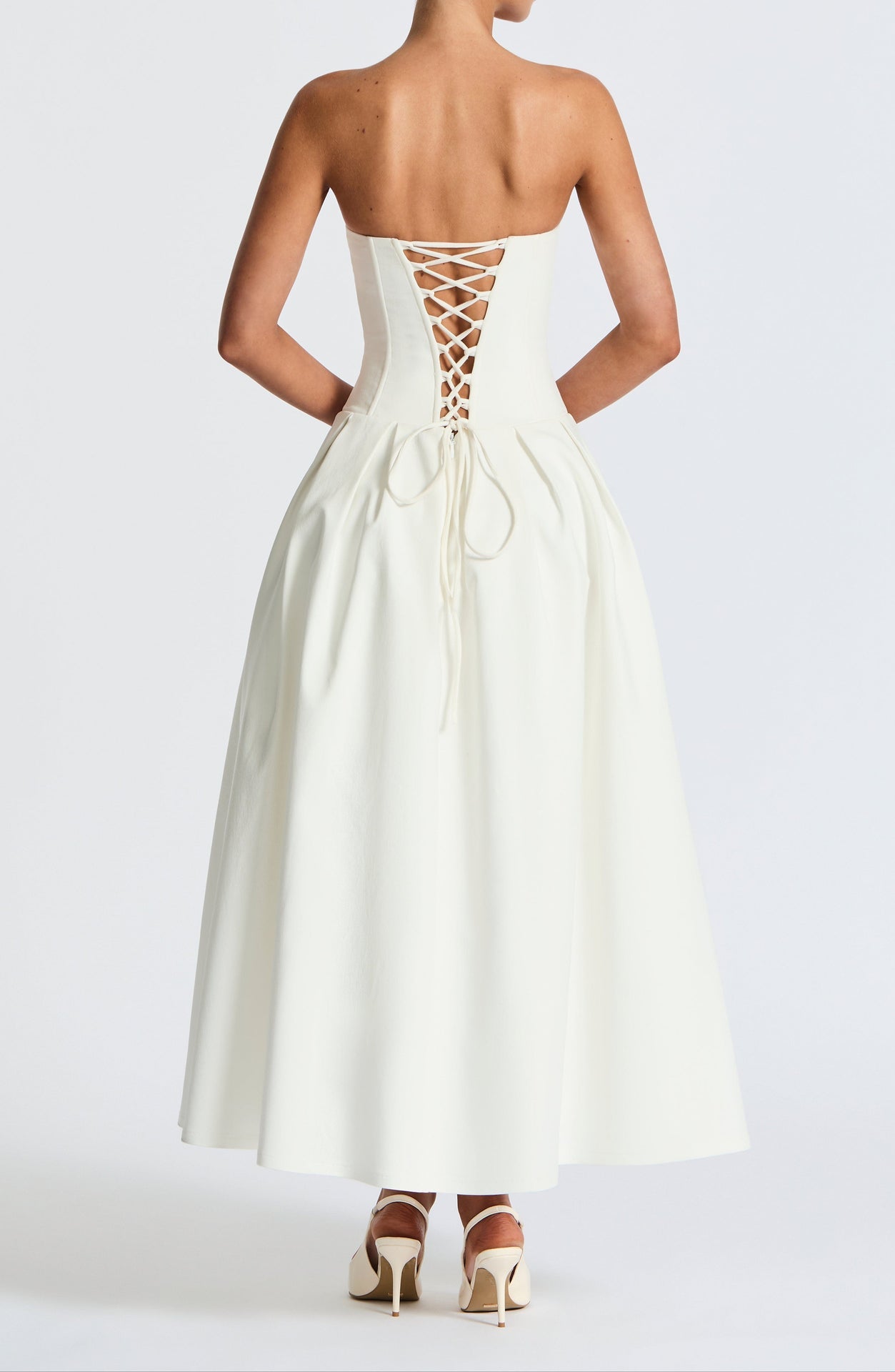 Amadea Midi Dress - Ivory