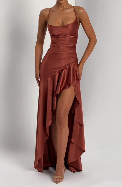 Cosetta Maxi Dress - Rust