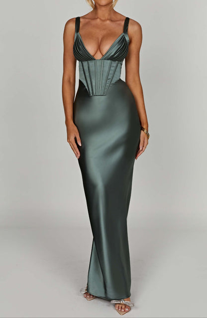 Vera Maxi Dress - Sage