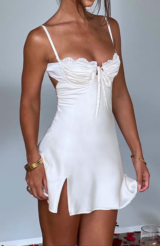 Alessia Mini Dress - Ivory