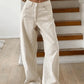 Vintage White Baggy Boyfriend Jeans with Splice