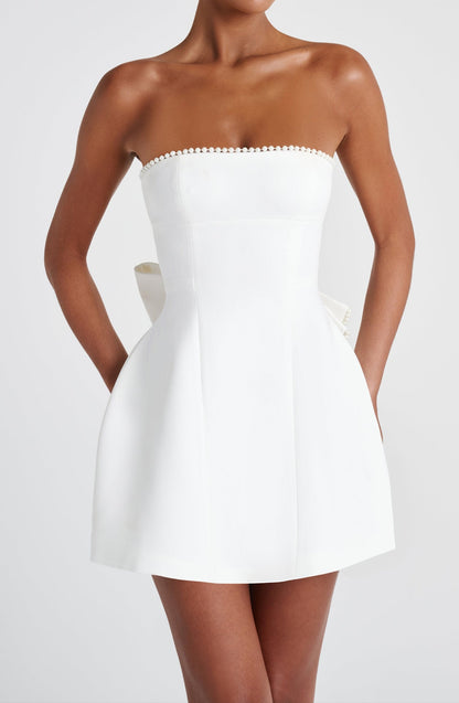 Martina Mini Dress - Ivory
