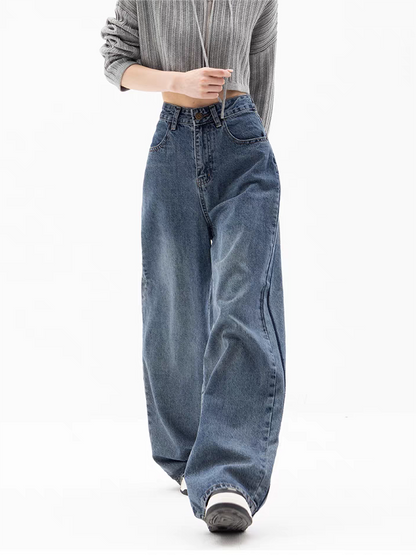 2000s Blue Baggy Boyfriend Jeans