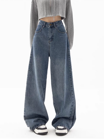 2000s Blue Baggy Boyfriend Jeans