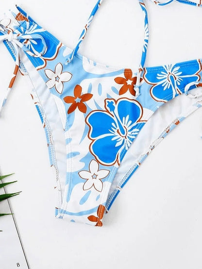 Conjunto de bikini Sweet Wave con estampado floral