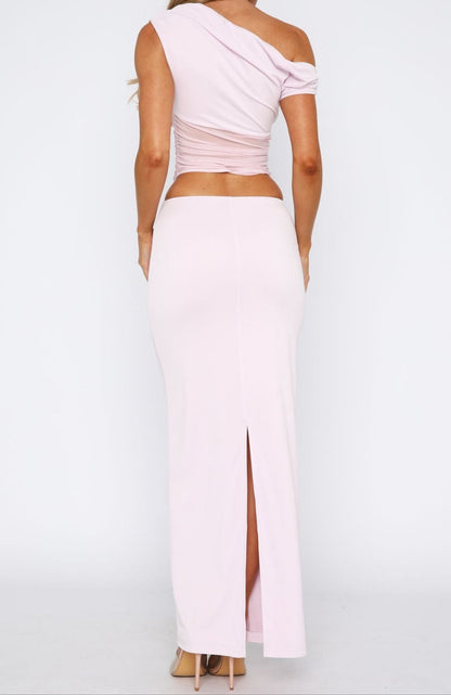 Maria Maxi Dress Baby Pink