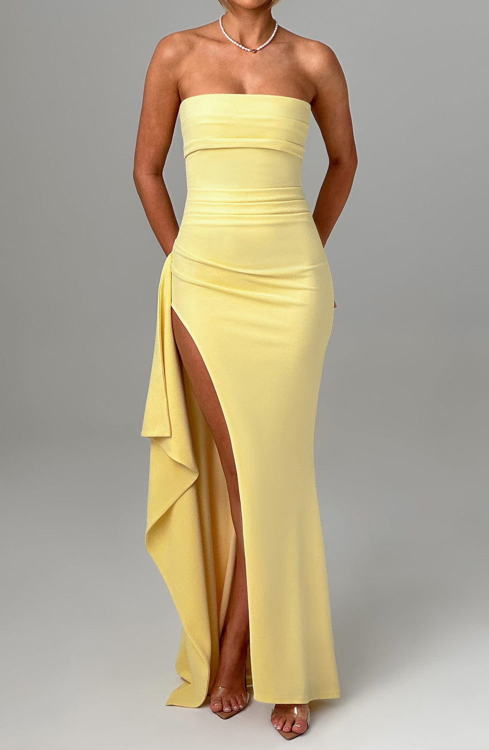 Sara Maxi Dress - Lemon