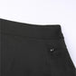 Black cargo mini skirt with a classic fabric cover